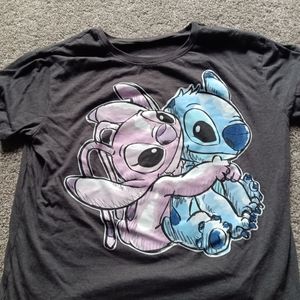Stitch And Angel Disney Shirt (lg)